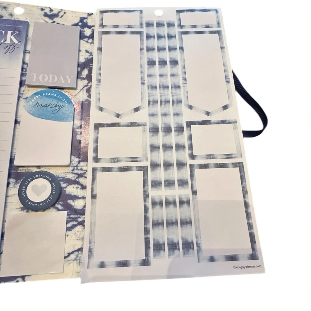 The Happy Planner Dream Big Blue Tones Accessory Book